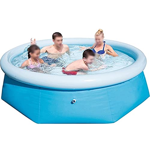 Piscinas Desmontables Puede Acomodar A 6 Personas Piscina Hinchable Adecuado para La Familia, Al Aire Libre. Piscina Niños con Bomba Eléctrica (Color : 244 * 66cm)