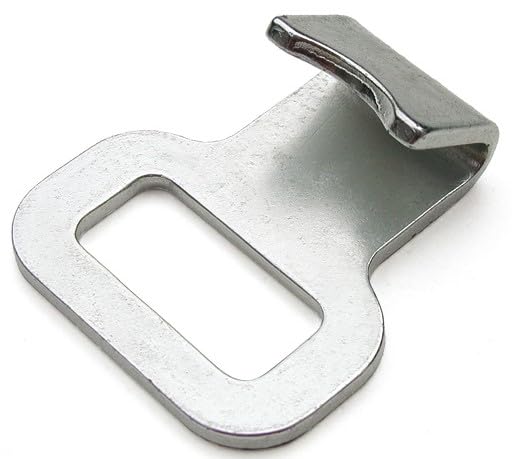 RJT Flachhaken für 25 mm Gurtband Endbeschlag Haken Fitting 10 Stück (930060)
