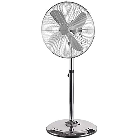 ProfiCare Standventilator leise PC-VL 3064 MS oszillierender Fan, Metall-Stand-Ventilator Ø ca. 40cm Cover