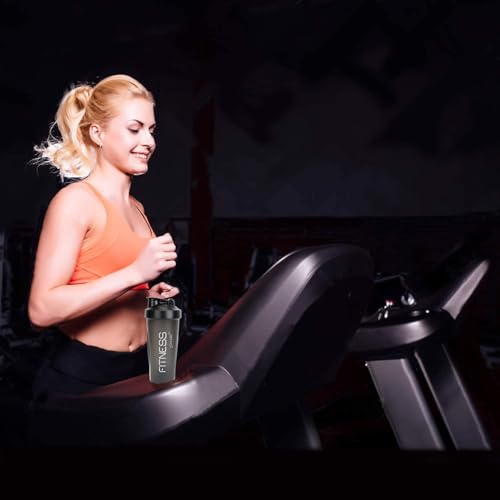 Image of CHUBS Fitness Series Gym Shaker with Mixer Ball 700 ml Shaker..,Black,Plastic