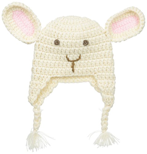Mud Pie Baby-Girls Newborn Lamb Newborn Photo Hat, Pink, 0-3 Months