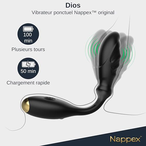 Masseur prostate vibrant Nappex Dios à vagues de vibrations réglables - 2