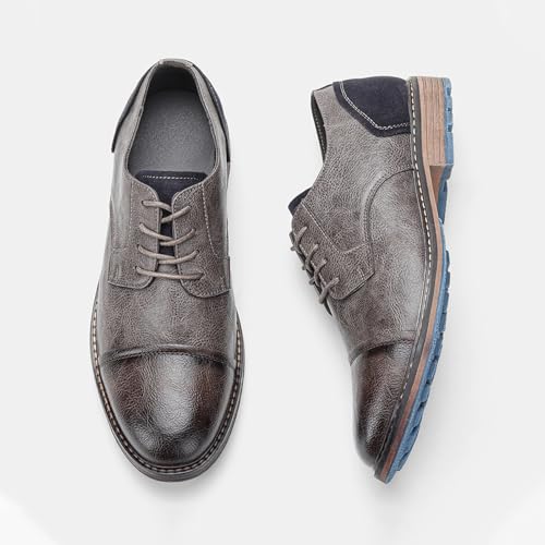 Men's Orthopedic Comfort Dress Shoes Casual Business Leather Oxford Derby Loafers Office Walking Work Flats4