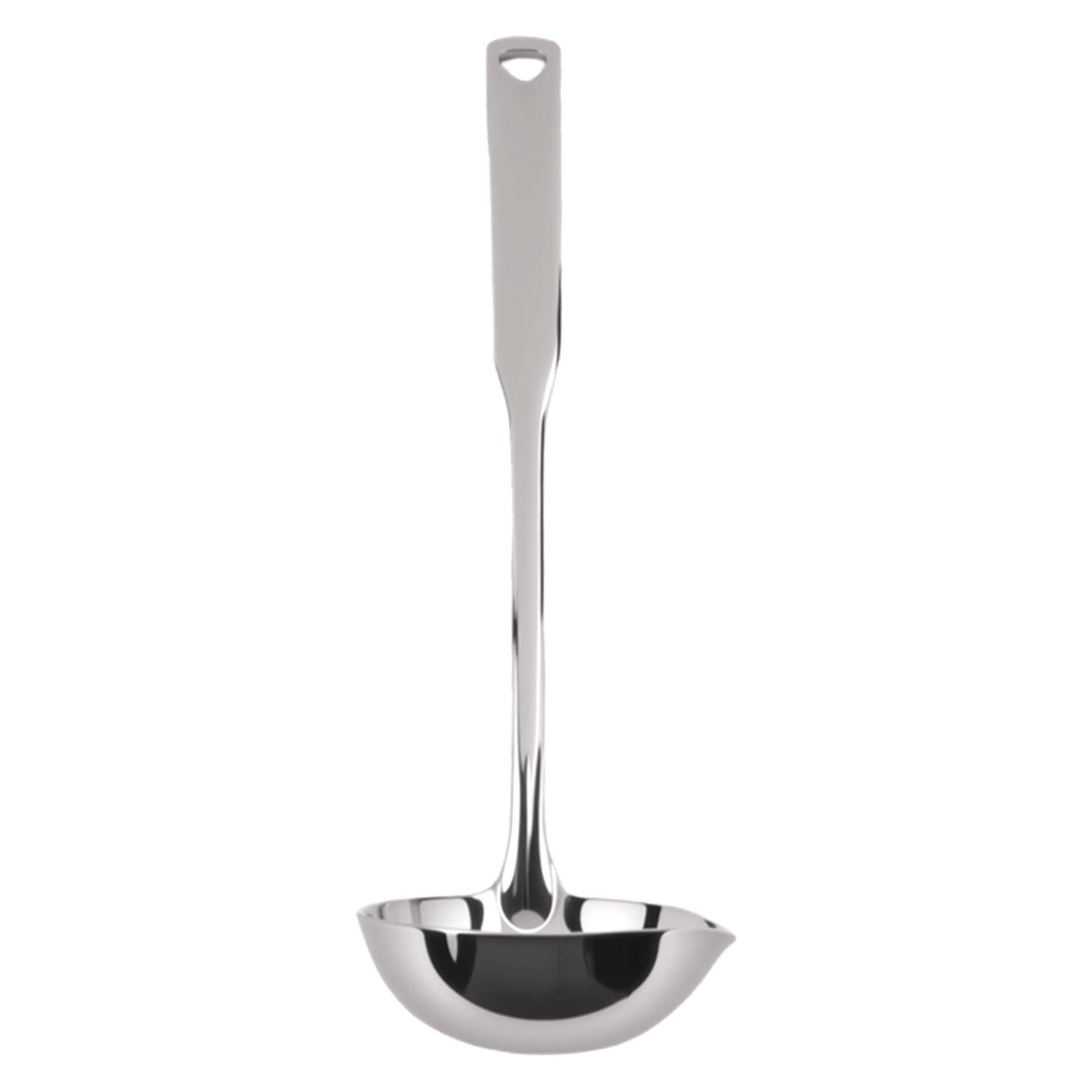 Onchdbfhuu 304 Stainless Steel Soup Ladle Punch Ladell Spoons with Pour Spout Gravy Ladles for Serving,11.8 Inch