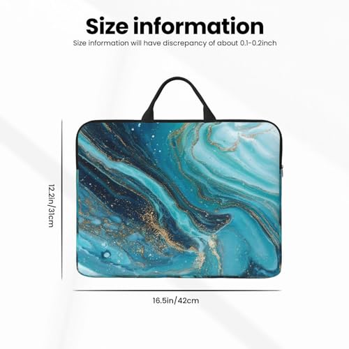 Funda para Laptop 14 pulgadas Azul Turquesa miniatura 4