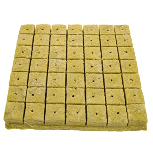 AKOOSY 49pièces Lot de Cubes De Culture Hydroponique Substrat Semis sans Sol Aéré Et Nutritif pour Jardinage