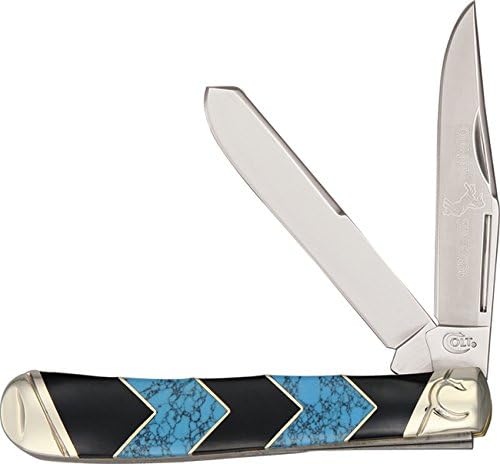 Colt Peak Trapper Knife, Turquoise