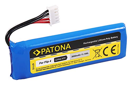 PATONA 6711 Battery Flip 4 GSP872693 01 (3000 mAh) - Compatible with JBL Flip 4 JBL Flip 4 Special Edition
