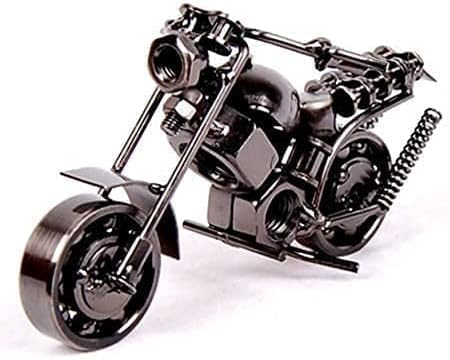Iron Mini Bike for Home Decor Decorative Showpiece Showcase(5x3-inches, Silver)