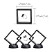 3D Floating Frame with Stand, Challenge Coin Display Holder, 4 Pack Floating Display, 2.75