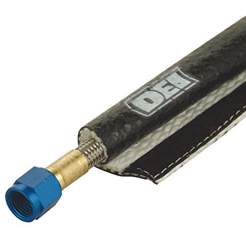 Design Engineering 010478 Fire Wrap 3000 1" X 24" Heat Protection Sleeve For Wires, Hoses, Etc. (With Hook And Loop Closure) #TOP4