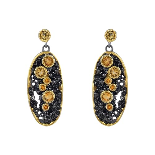 Boucles d'oreilles pendantes argent 925 hypoallergénique, rhodium anti-terni