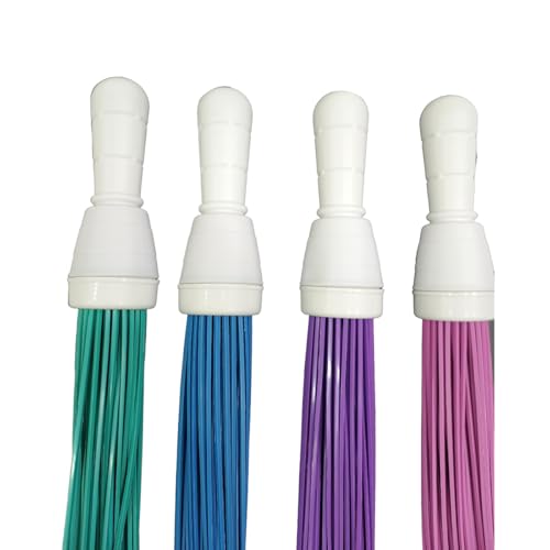 Image of FRESHOME Heavy-Duty Plastic Kharata Broom 20 Inches with 60 Hard Bristles for Cleaning Floor and Bathroom Wet & Dry Cleaning Broom 200 Gm (Pack of 1)