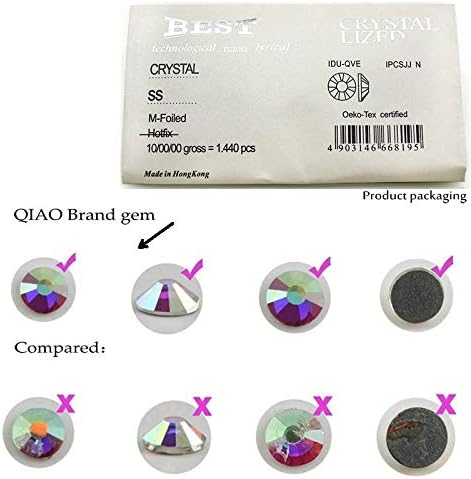 Nail Decoration Ss20 (4.8-5.0Mm)1440Pcs Crystal Ab Silver Plated Flatback 3D Non Hotfix Glue On Nail Art Rhinestones