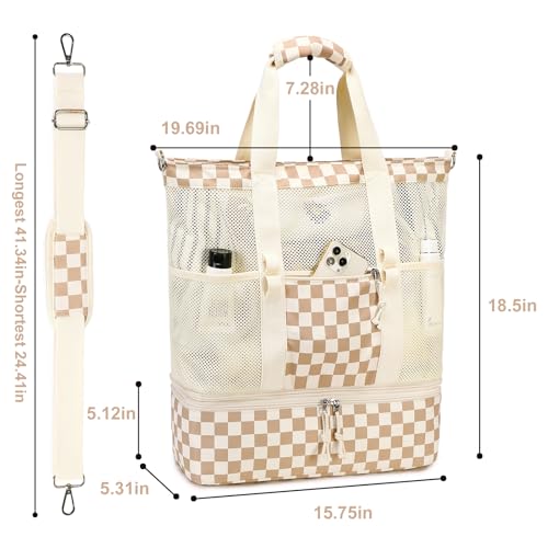 Bluboon Mesh Tote with Cooler