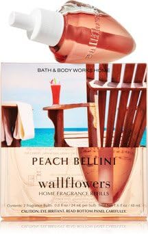 Bath & Body Works Peach Bellini Wallflowers Home Fragrance Refill
