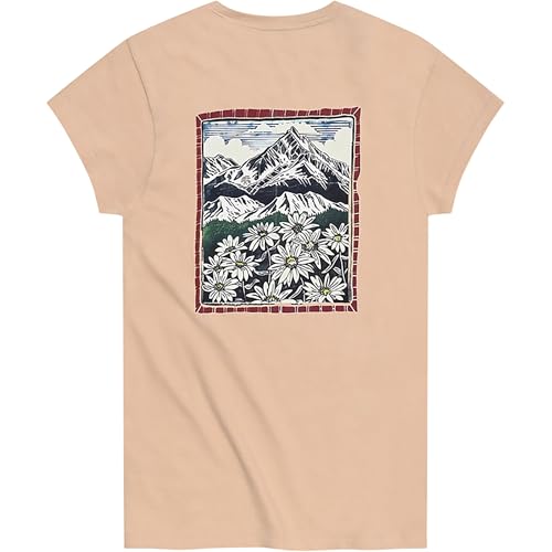 T-shirt Alpinum beige XL pour femme par Bavarian Caps
