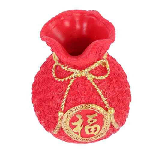 Vaguelly Unique Resin Piggy Bank Lucky Bag Money Box for Home Decor Money Holder for Cash