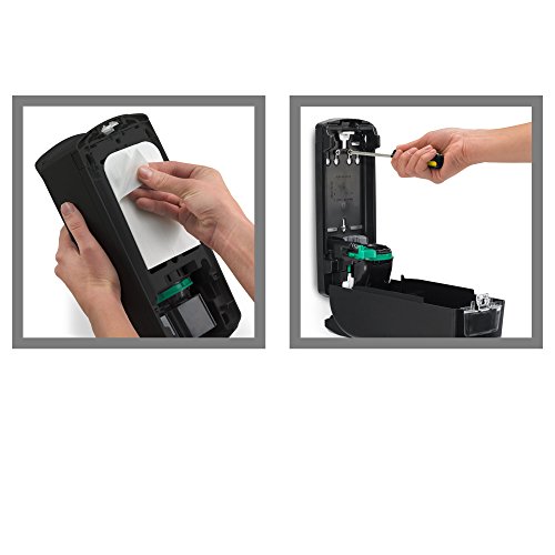 Image of GOJO ADX-12 Push-Style Foam Hand Soap Dispenser, Black, for 1250 mL GOJO ADX-12 Foam Hand Soap Refills (Pack of 1) - 8886-06