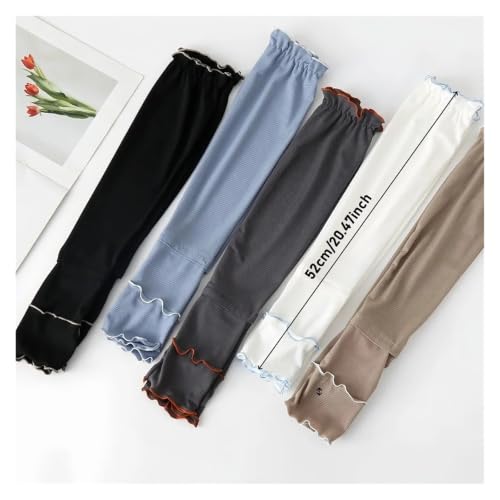 Mangas largas para brazos con coderas sin dedos accesorio textil diario unisex 2