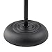 On-Stage (MS7201B) Round Base Mic Stand, Black