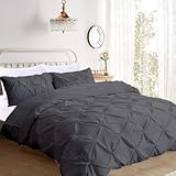 Removable Duvet Cover for Weighted Blanket(48 x 78 inches, Dark grey)