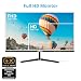 MEDION P52218 (MD 20150) 54,6 cm (22 Zoll) Full HD Widescreen Monitor (FHD, 16:9, HDMI, VGA, Anti Flicker, Anti Glare, Anti Blue-Light, mehrsprachiges Menü) schwarz