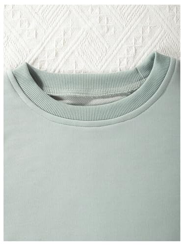 Verdusa Girl's Cute Cartoon Crew Neck Sweatshirts Long Sleeve Pullover Tops3