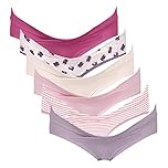 Intimate Portal Maternity Knickers Postpartum Underwear Under Bump Pregnancy Pants 6-pk Blume M
