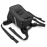 VGEBY Motorrad-Tankrucksack, Tragbare Regenfeste Fahrer-Reisetasche mit Verstellbaren Trägern für Motorräder, Roller (31.5 * 17 * 17)