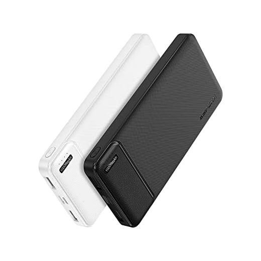 AsperX 2-Pezzi Power Bank Ricarica Rapida, Powerbank 10000mAh USB C Output, Caricatore Portatile Porta per iPhone 15 14 13 12 Pro Max, Samsung Galaxy S Serie, Galaxy A15, Google e Gilet Riscaldato