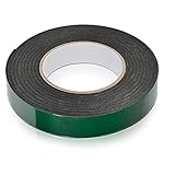 【DIMENSIONES】 La cinta de espuma mide 10 metros / 32,8 pies en total y su grosor es de 1 mm / 0,04 pulgadas. 25 mm / 0,98 pulgadas de ancho.