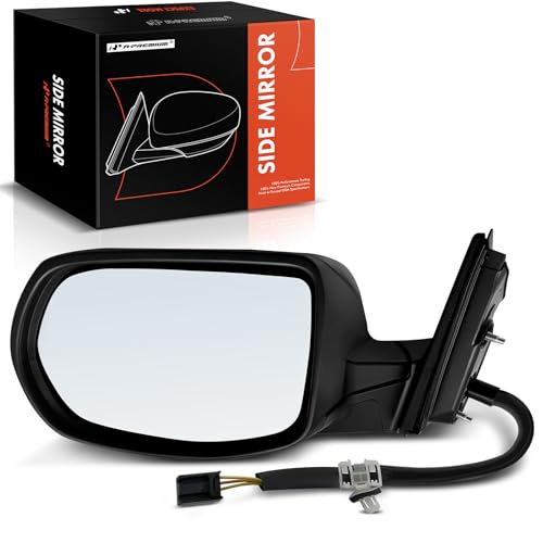 A-Premium Driver Side Power Door Mirror - Compatible with Honda CR-V 2017-2022 - Non-Heated Manual Folding Black Outside Rear View Mirror by A-premium - Used condition - CA$85.55