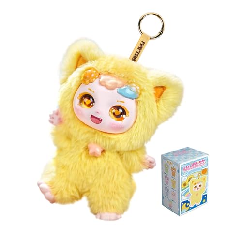 CALEMBOU Blind Box,Soft Kawaii 1 of 6 Possible Mystery Collectible Plush Doll Toys, Animals Stuffed Keychain Charm Birthday Gifts,Ula Weather Series - image 1