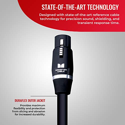 Monster SP2000-M-5WW-U Prolink Studio Pro 2000 Microphone Cable: 5 Ft. Cable, Gold Contact Xlrs thumb #1