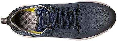 Florsheim Studio Perf Toe Lace-Up Navy Nubuck/White Sole 9 W (3E) | Image 6