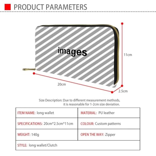 chalqin Leather Wallet Women Purse with Coin Pocket 4 Card Slots Shopping Convenient Money Clips Clutch Bag Phone Holder4