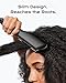 Titanium Flat Iron Hair Straightener for Natural Hair, 2 inch Hair Straightener for Thick Hairs, Silk Press Flat Iron Wide Plate