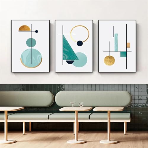 Affiches abstraites minimalistes pour habiller un mur vide sans cadre