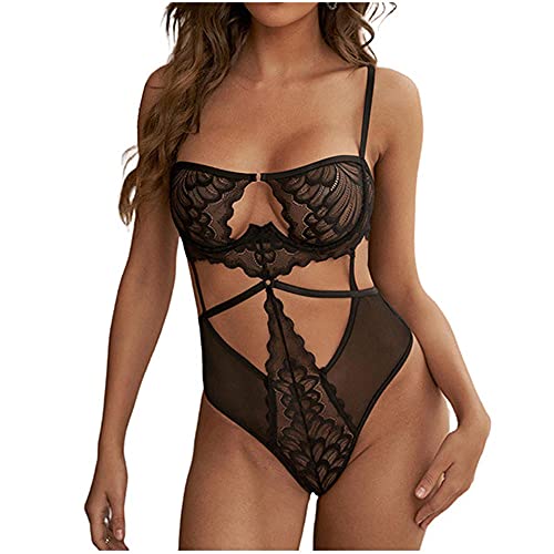Costumes sexy femme pour soirée romantique en nuisette transparente