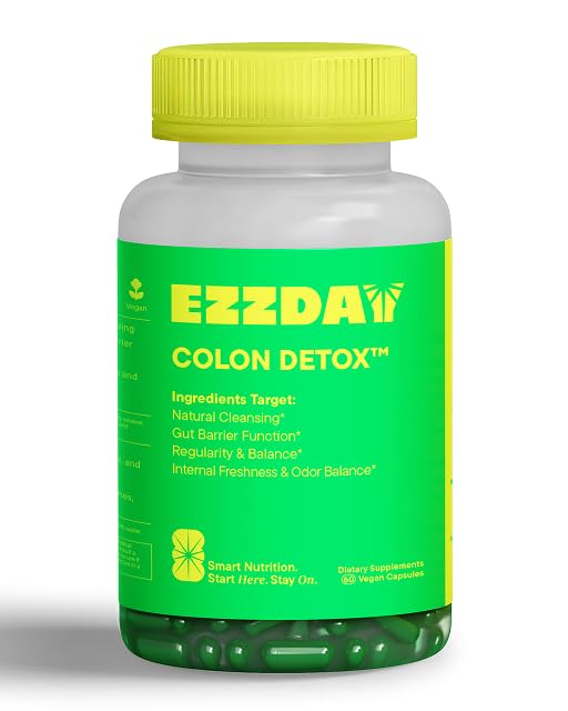 Colon Detox Cleanse Herbal Colon Cleanse Constipation Relief Supplement with RenewElixir 10-in-1 Herbs Probiotic Prebiotic Supports Gut Health