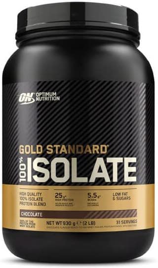 OPTIMUM NUTRITION GOLD STANDARD 100% ISOLATE, Sabor Chocolate, 930 Gr