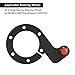 Steering Wheel Horn Button, Fydun Carbon Fiber External Horn Button Kits for OMP/Nardi/Sparco 6 Bolts Steering Wheel(Single)