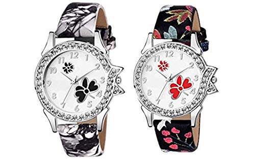 Watch City Jay Enterprise Analogue Multicolor Dial Womens Watch; Combo of 2 (B07R669CKN) Amazon Price History, Amazon Price Tracker