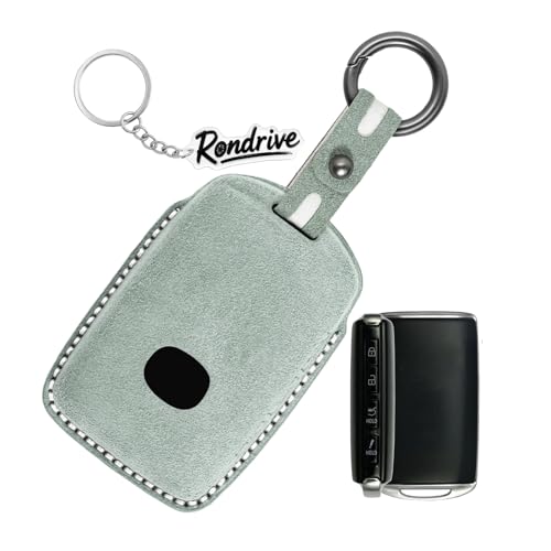 Étui de protection daim clé Mazda CX-5 vert clair pour vos trajets