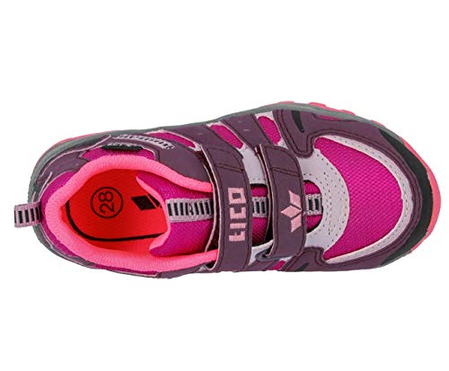 Lico Unisex Kinder Fremont V Trekking- & Wanderhalbschuhe, Bordeaux Rosa, 28 EU