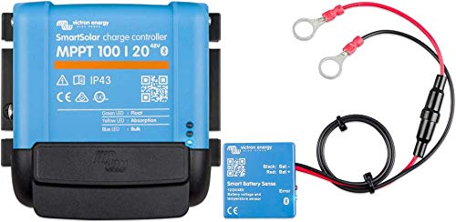 Victron SCC110020160R – SmartSolar MPPT Solar Charge Controller with Built-in Bluetooth Kit...
