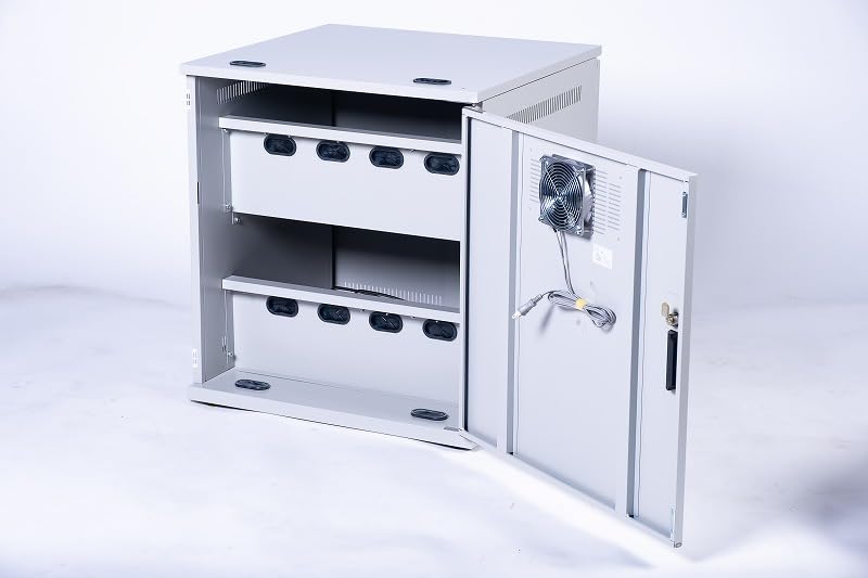 キャビネット 3扉 ノートパソコン収納付き ノートパソコン収納