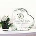 Placa acrílica personalizada para 30 aniversario de boda Imagen de Placa acrílica personalizada para 30 aniversario de boda