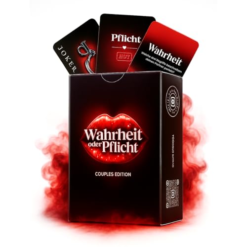 Sex Edition - 100 Wahrheit oder Pflicht Spielkarten - Erotisches Sex Spiel für Paare, Valentinstag & kalte Wintertage, für intime Momente und Spaß im Bett